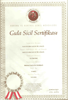 Lale Gda Sicil Sertifikas