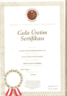 Lalegl Tip 650 Gda retim Sertifikas